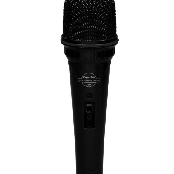 Superlux D107B handheld Dynamic vocal live sound performance microphone