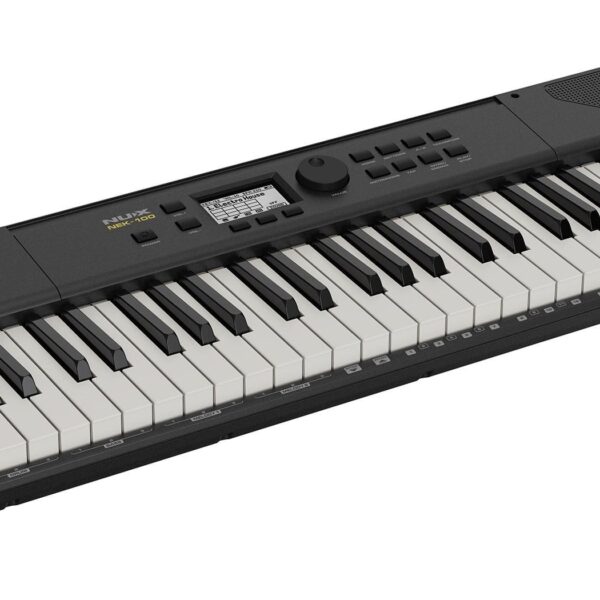Nux NEK-100 61 Keys Portable Digital Electronic Keyboard with Touch Response and Bluetooth
