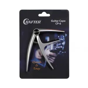 Crafter Cp6 Capo For Acoustic And Electric Guitar