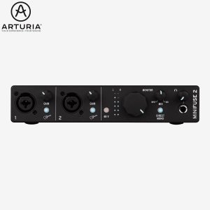 Arturia MiniFuse2 2in/ 2out USB-C Audio Interface - Black