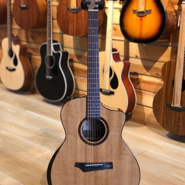 Gopherwood i365RCE Solid Roasted Sitka Spruce Top Semi-acoustic Guitar With Padded Bag