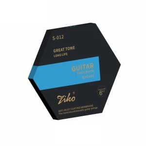 Ziko S-012 Phosphor Broze Acoustic Guitar Strings Set Anti Rust Coated