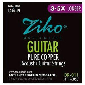 Ziko DR-011 Pure Copper – ANTI-RUST Acoustic Guitar String
