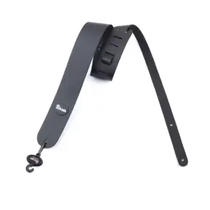 Blacksmith Basic Leather Guitar Strap LS-0201 Black (Brand Of Korea )