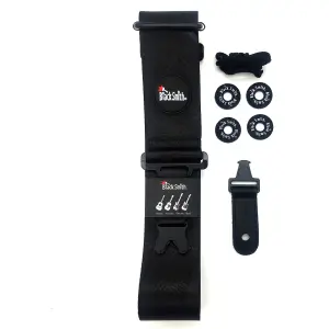 BLACKSMITH NYLON SERIES CLIP BUCKLE GUITAR STRAP (BLACK)