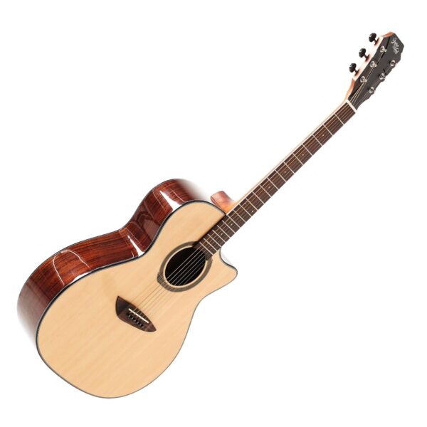 Gopherwood G330CE SEMI-Acoustic Guitar With Padded Bag