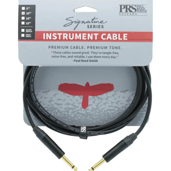 PRS Signature Straight to Right Angle Instrument Cable - 18 foot