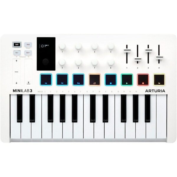 Product details of Arturia MiniLab 3 Hybrid keyboard Controller White