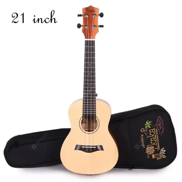 Enya Kaka Kus 26D Soprano 21 Inch Solid Top Ukulele With Bag