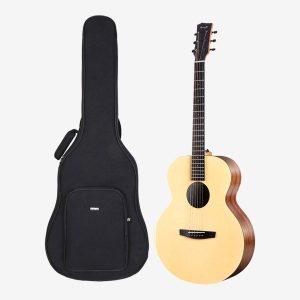 Enya EMX0 36inch Acoustic HPL Spruce and HPL Koa guitar with Gig Bag
