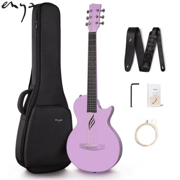 Enya Nova Go 35inch Carbon Fiber Acoustic Guitar(Purple)