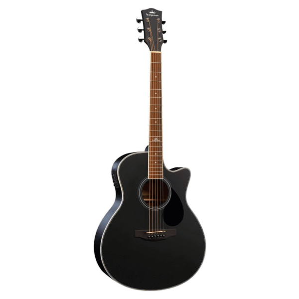 Kepma A1CE Semi-Acoustic Guitar [BLACK]