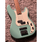 SQOE SPJ600 Roasted Maple Series Bass Guitar | Surf Green - Image 2