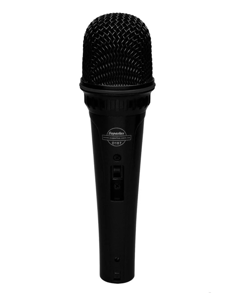 Superlux D107B handheld Dynamic vocal live sound performance microphone