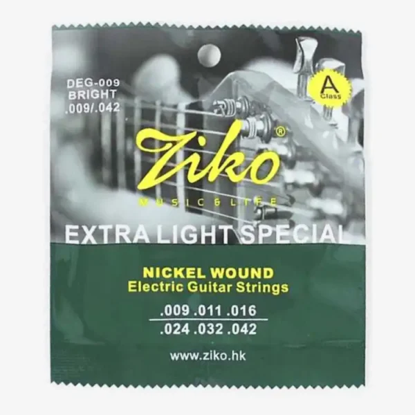 Ziko DEG 09 Extra Light Special Nickel Wound Electric Guitar Strings
