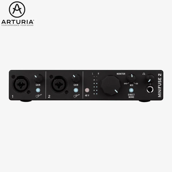One of the Most Trusted Music Shops in Nepal | R&R Music 74 Arturia MiniFuse2 2in/ 2out USB-C Audio Interface - Black