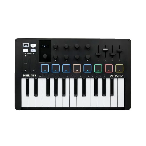 One of the Most Trusted Music Shops in Nepal | R&R Music 130 Arturia MiniLab MK3 25 Slim-key Midi Controller Black