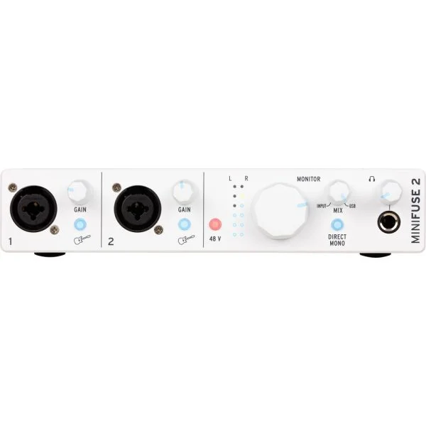 Arturia MiniFuse 2 2in/2Out USB-C Audio Interface - WHITE