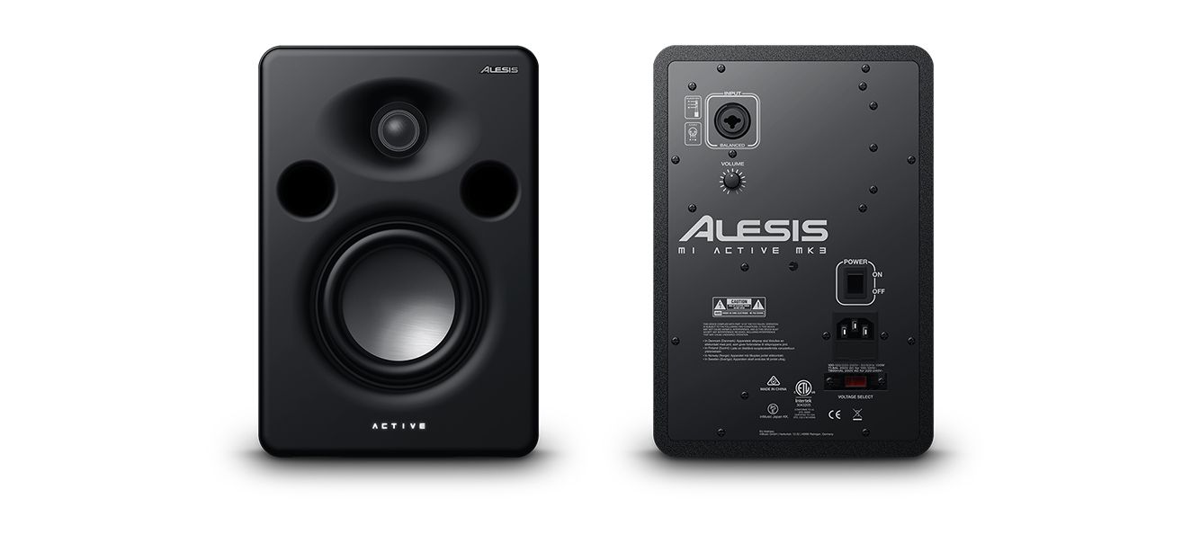 IMG_6138 Alesis M1 Active MK3 Amplified Active 5 Inch Studio Monitor Pair - Image 1
