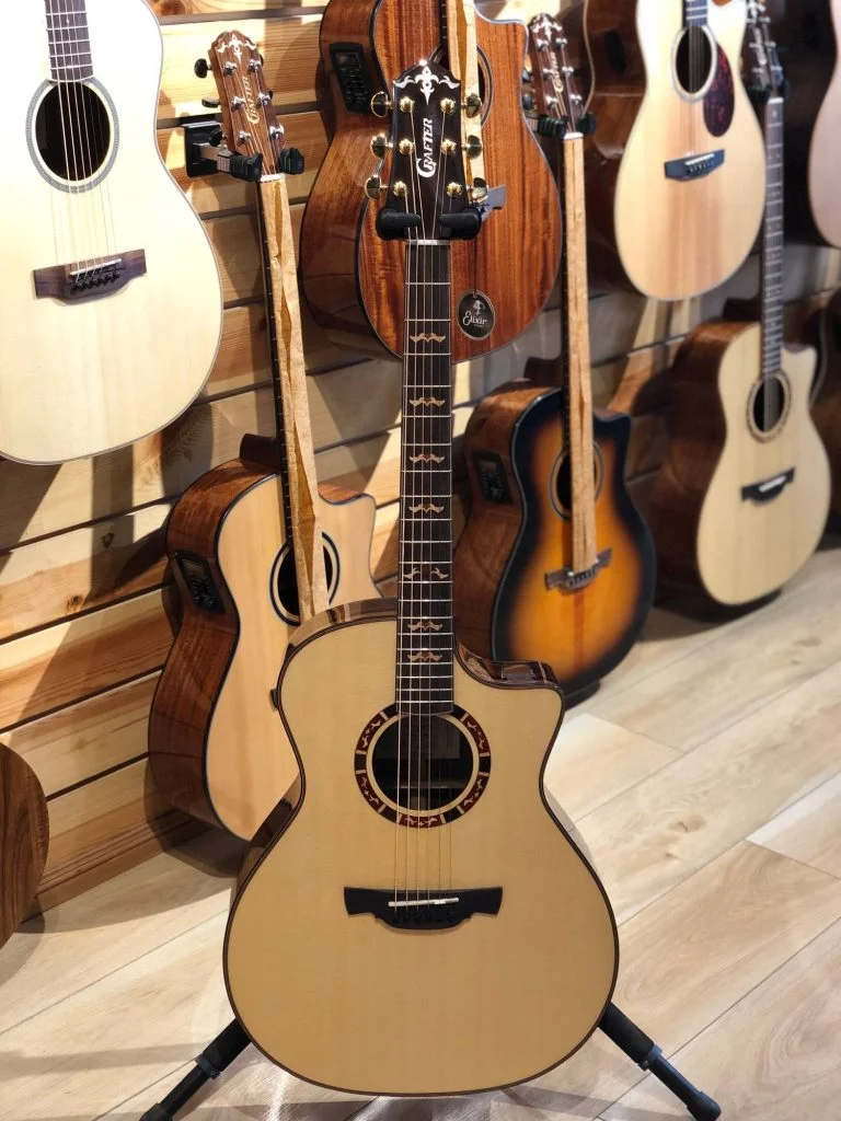 CRAFTER STG G-22ce Pro Semi-Acoustic Guitar With Padded Gig Bag