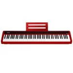 NUX NPK-10 88-Key Scaled Hammer-Action Portable Digital Piano (Red)
