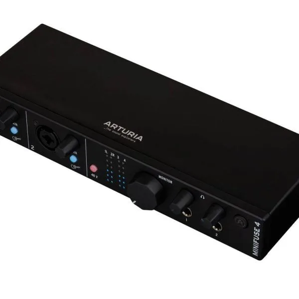 One of the Most Trusted Music Shops in Nepal | R&R Music 70 Arturia MiniFuse 4-in/4-out USB-C Audio Interface - Black