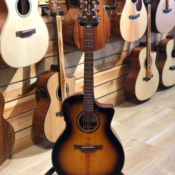 CRAFTER ABLE-G 600ce/SB Semi-Acoustic Guitar With Padded Gig Bag