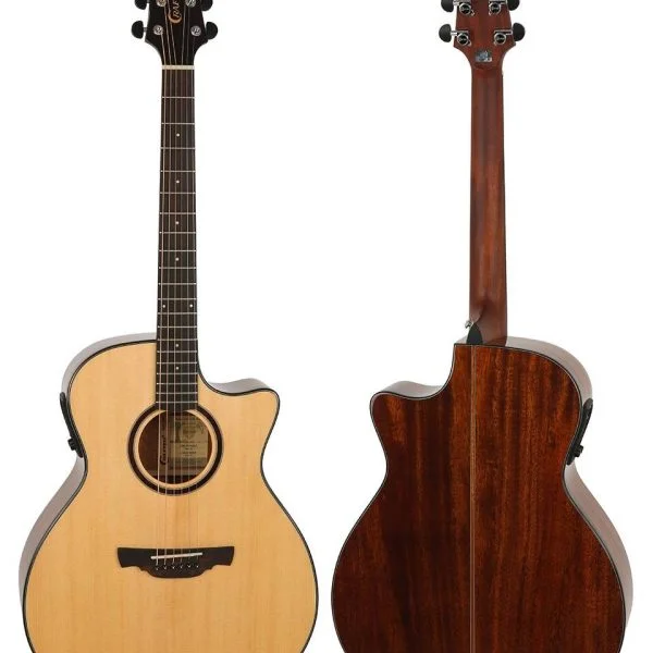 Crafter HG-250 CE/N Semi-Acoustic Guitar With Padded Gig Bag