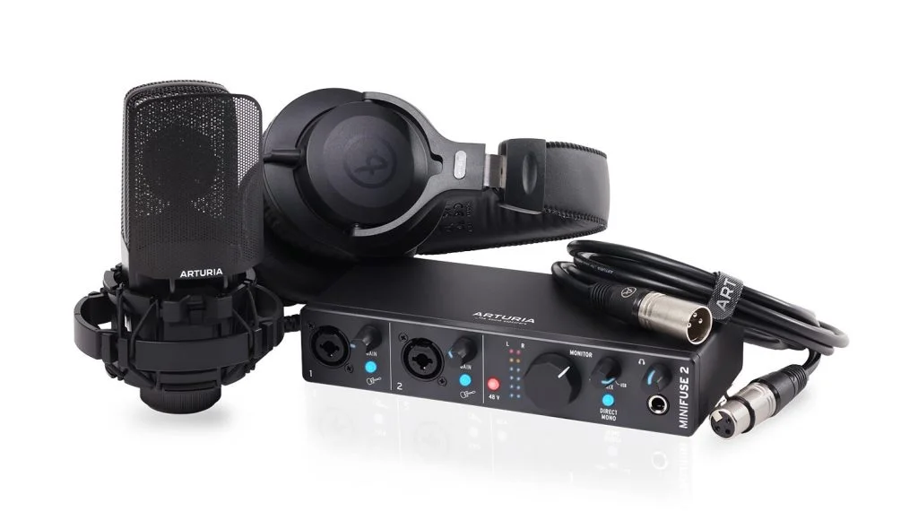 Arturia Minifuse 2in/ 2out Studio Bundle Recording Pack