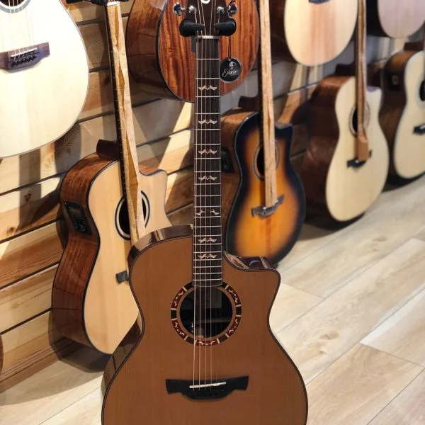 CRAFTER STG G-18 ce Pro Semi-Acoustic Guitar With Padded Gig Bag