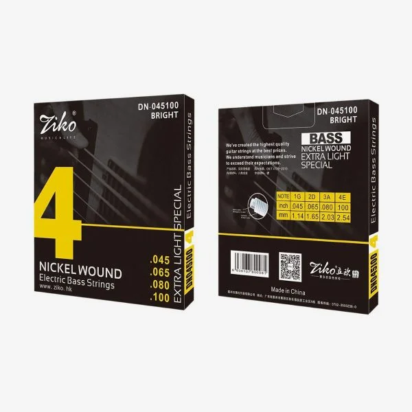 Ziko DN 045-100 Nickel Wound Bass Guitar Strings