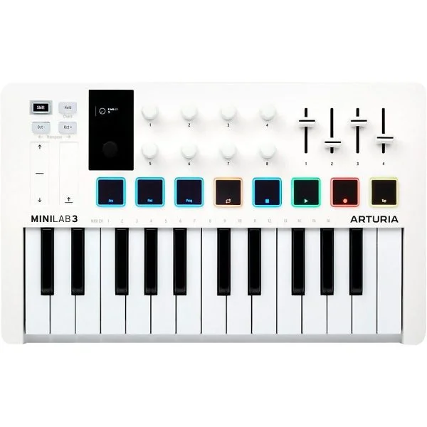 One of the Most Trusted Music Shops in Nepal | R&R Music 71 Product details of Arturia MiniLab 3 Hybrid keyboard Controller White