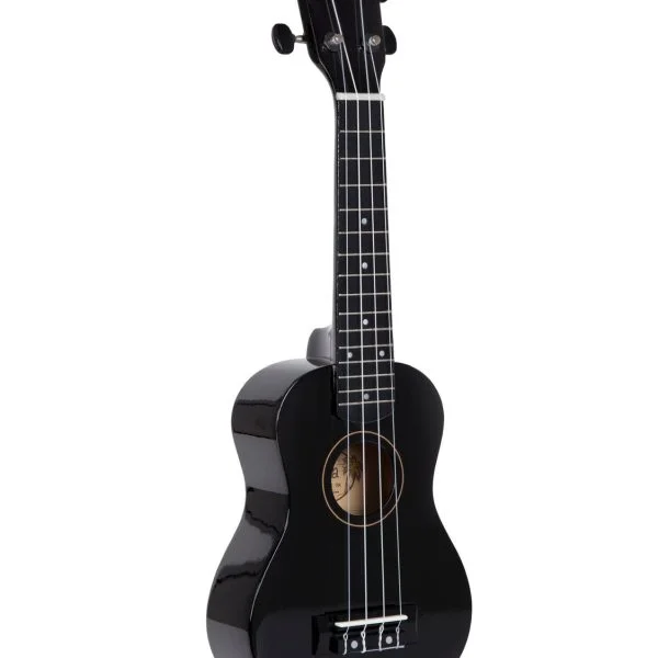 Enya Kaka 21 Inch Soprano Ukulele With Waterproof Bag (Black) | Black 21 Inch Soprano Ukulele | Ukulele For Beginners