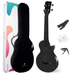 Enya Nova U Carbon Fiber Concert Ukulele With Hard Case