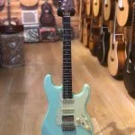 Crafter Silhouette Electric Guitar with padded Bag( Day Blue)