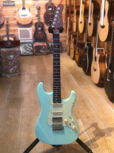 Crafter Silhouette Electric Guitar with padded Bag( Day Blue)