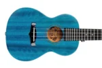 Enya EUC25D Blue Solid Mahogany Concert Ukulele -23 Inch - Image 4