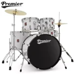 Premier Revolution 22” 5 Pc Drum Sets, White