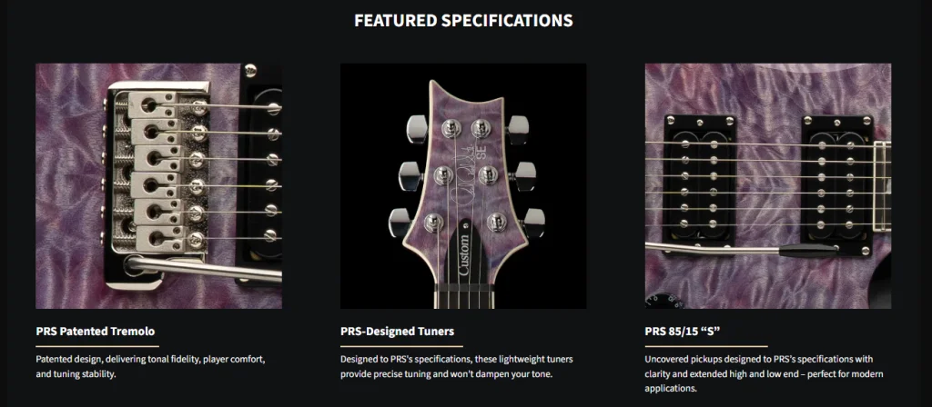 RPS Guitar SE CUSTOM 24 Quilt In Nepa