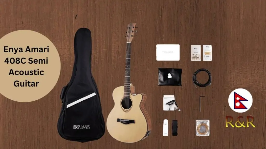 Enya Amari 408C Semi Acoustic Guitar In Nepal