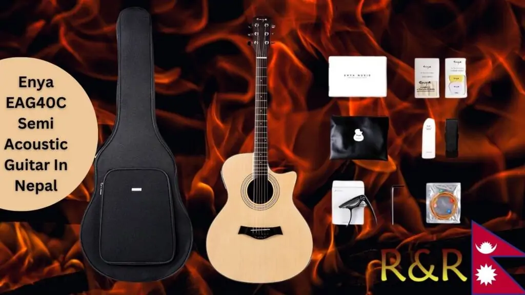 Enya EAG40C Semi Acoustic Guitar In Nepal