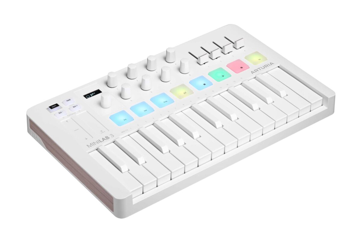Arturia Minilab 3 Alpine White  Midi Controller - (Limited Edition) - Image 3