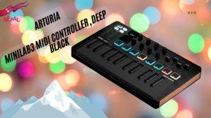 MiniLab 3 MIDI Controller Deep Black