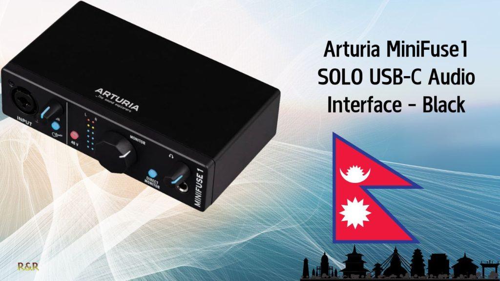 Arturia MiniFuse1 SOLO USB-C Audio Interface