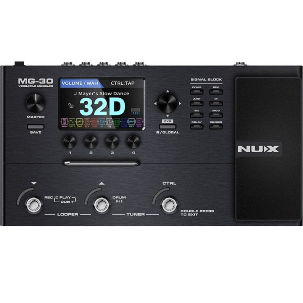Authorized Distributor| NUX MG-30 Guitar Multi-Effects Pedal In Nepal. Company Warraty! 4 NUX MG-30 Versatile Modeler