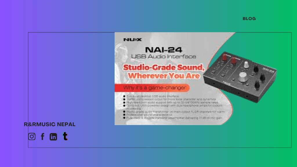 NUX NAI-24 USB Audio Interface