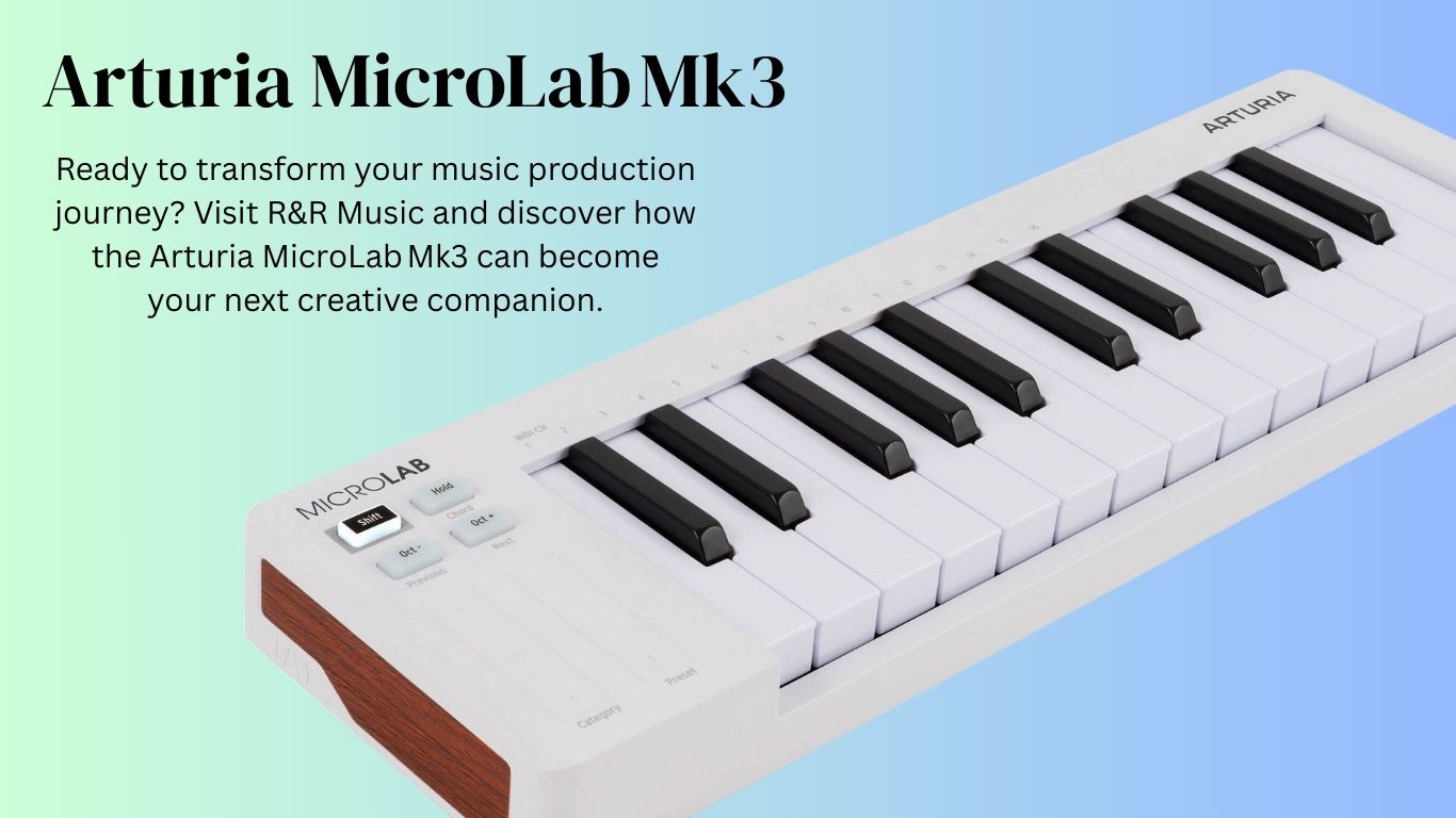 Authorized Distributor| Arturia MicroLab Mk3 Midi Keyboard In Nepal 1 Arturia MicroLab Mk3
