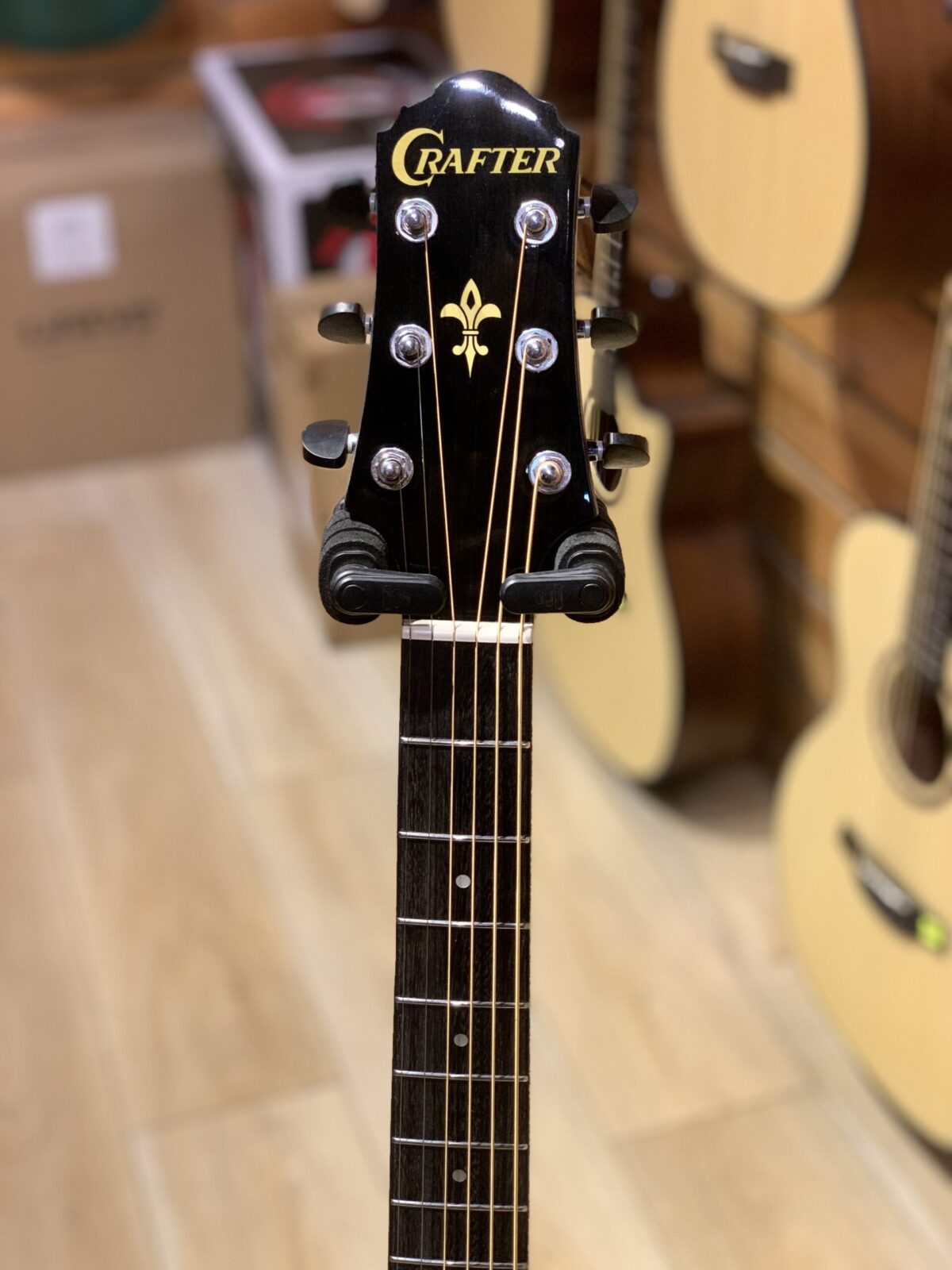 Crafter HG250ce Left Handed Acoustic Electric Guitar - Image 5