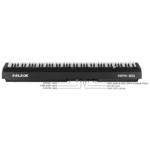 NUX NPK20 Portable Digital Piano | Black - Image 3