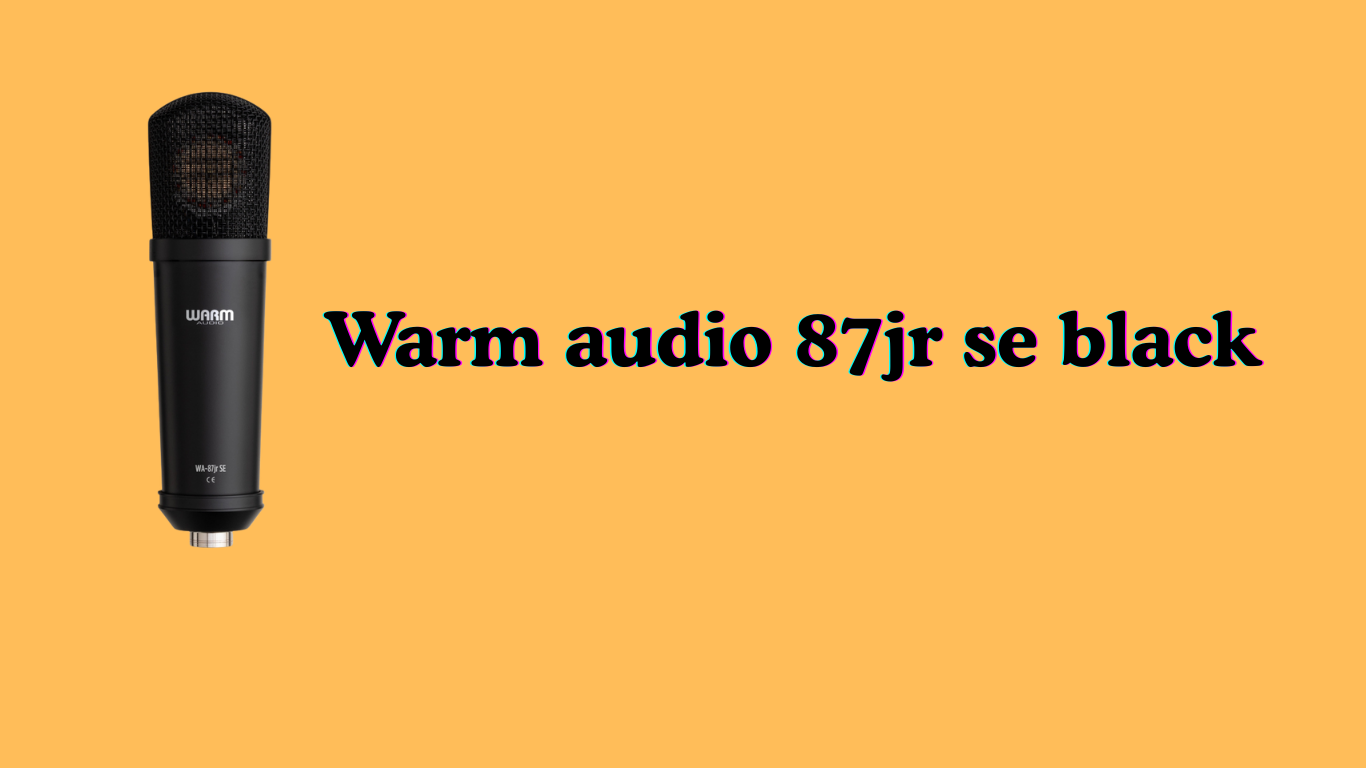 Warm audio 87jr se black